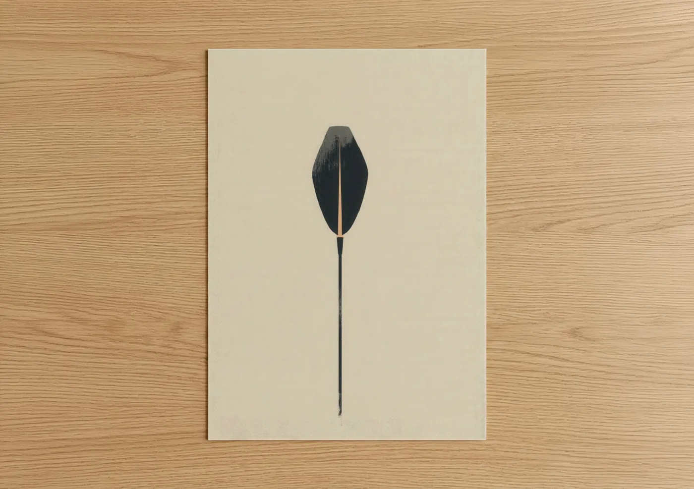 Black Gondola Minimalist Wall Art