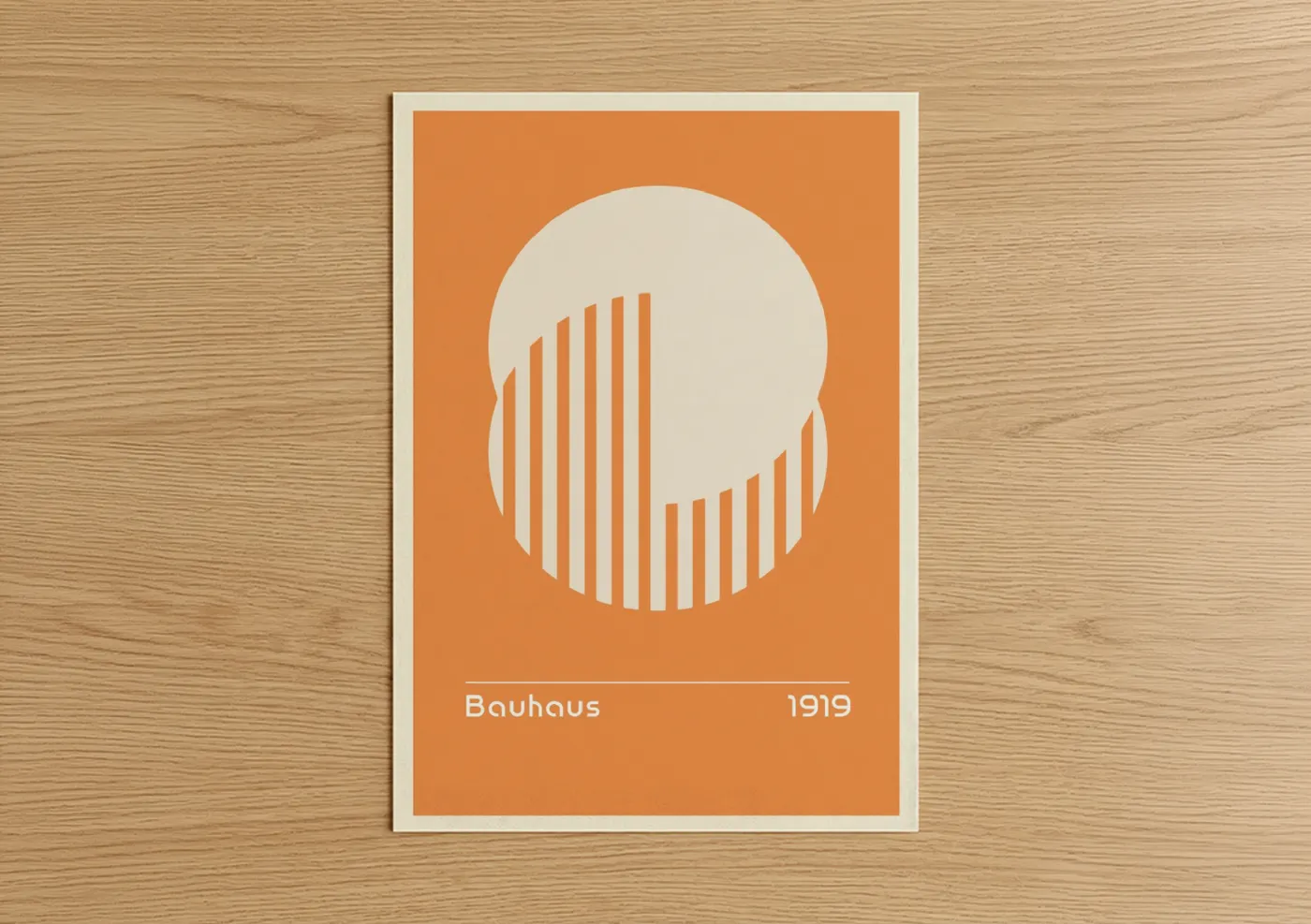 Bauhaus Abstract Geometric Line Wall Art