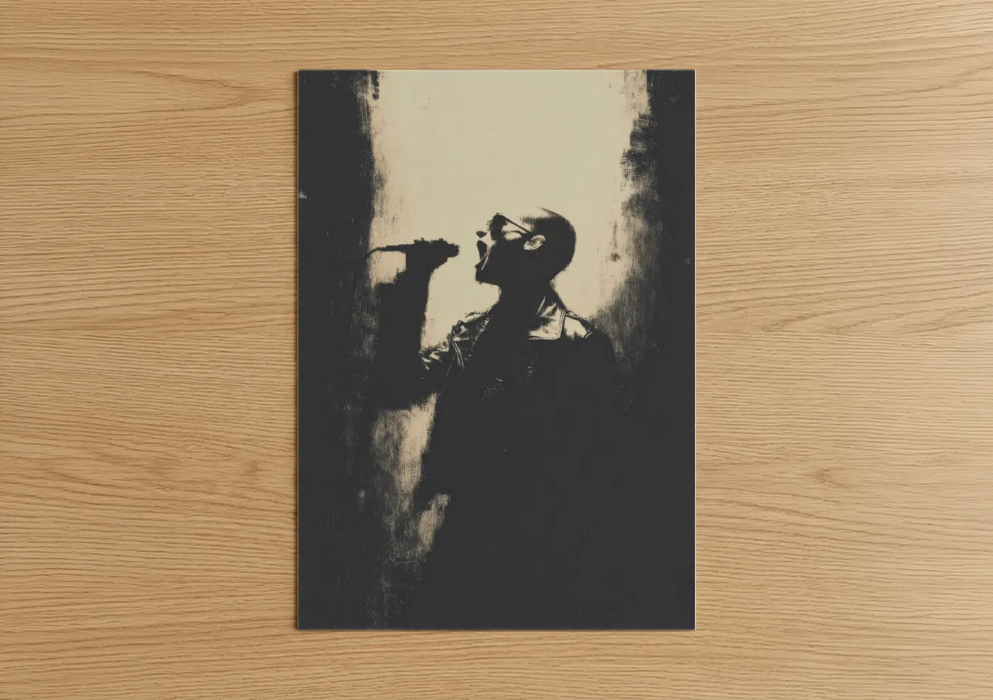 Silhouette Rockstar Concert Music Wall Art