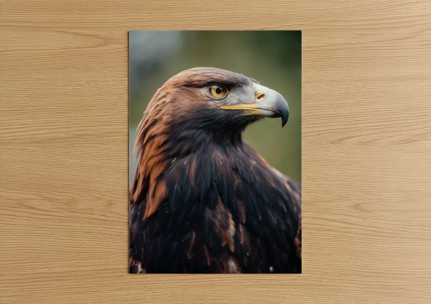 Golden Eagle Portrait Wildlife Photography Wall Art