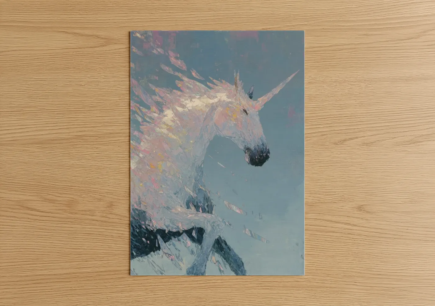 Ethereal Unicorn Painterly Wall Art