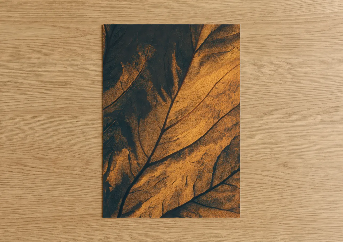 Golden Cigar Leaf Tobacco Artwork Wall Art