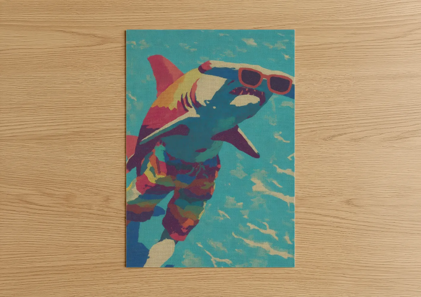 Cool Hammerhead Shark Pop Wall Art