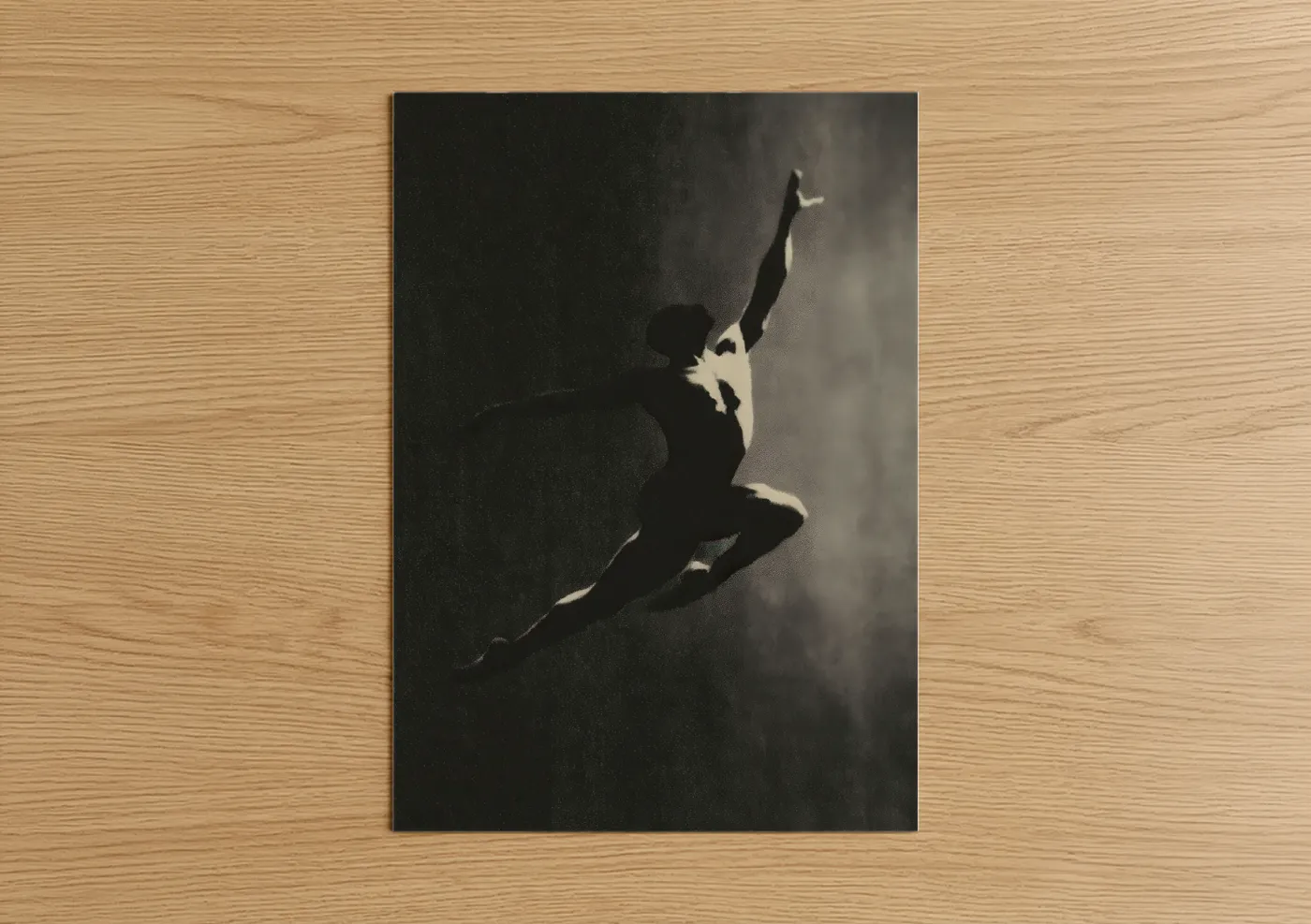 Ascending Dancer Modern Movement Wall Art