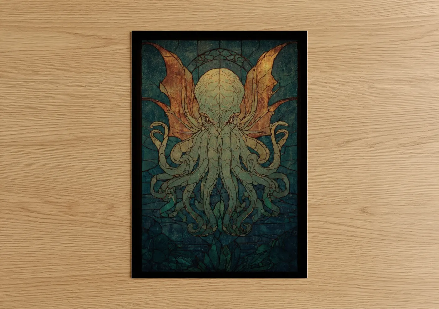 Cthulhu Rising Cosmic Horror Artwork Wall Art