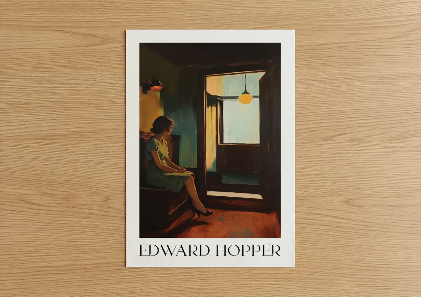 Woman in Doorway Modern Interior Wall Art