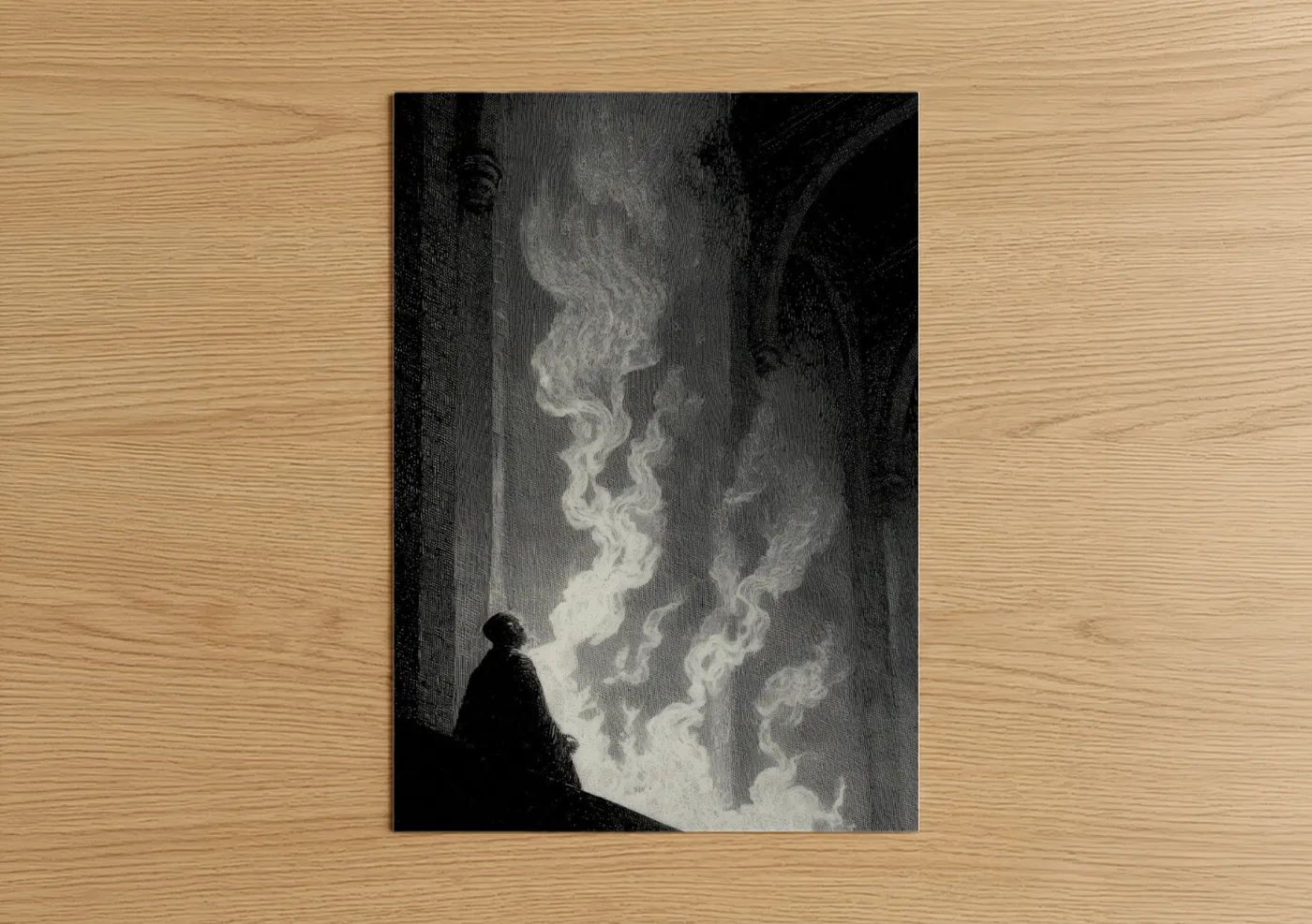 Ethereal Incantation Dark Magic Spellwork Wall Art