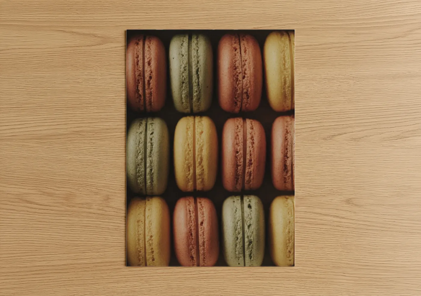 Colorful French Macarons Baking Wall Art