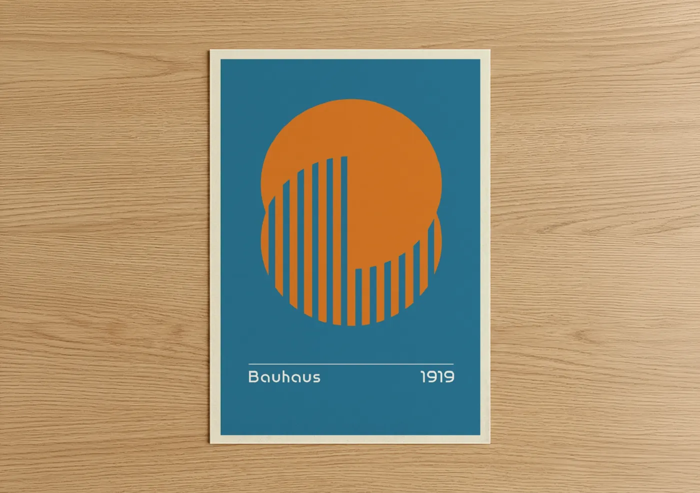 Bauhaus Geometric Abstract Art Deco Wall Art