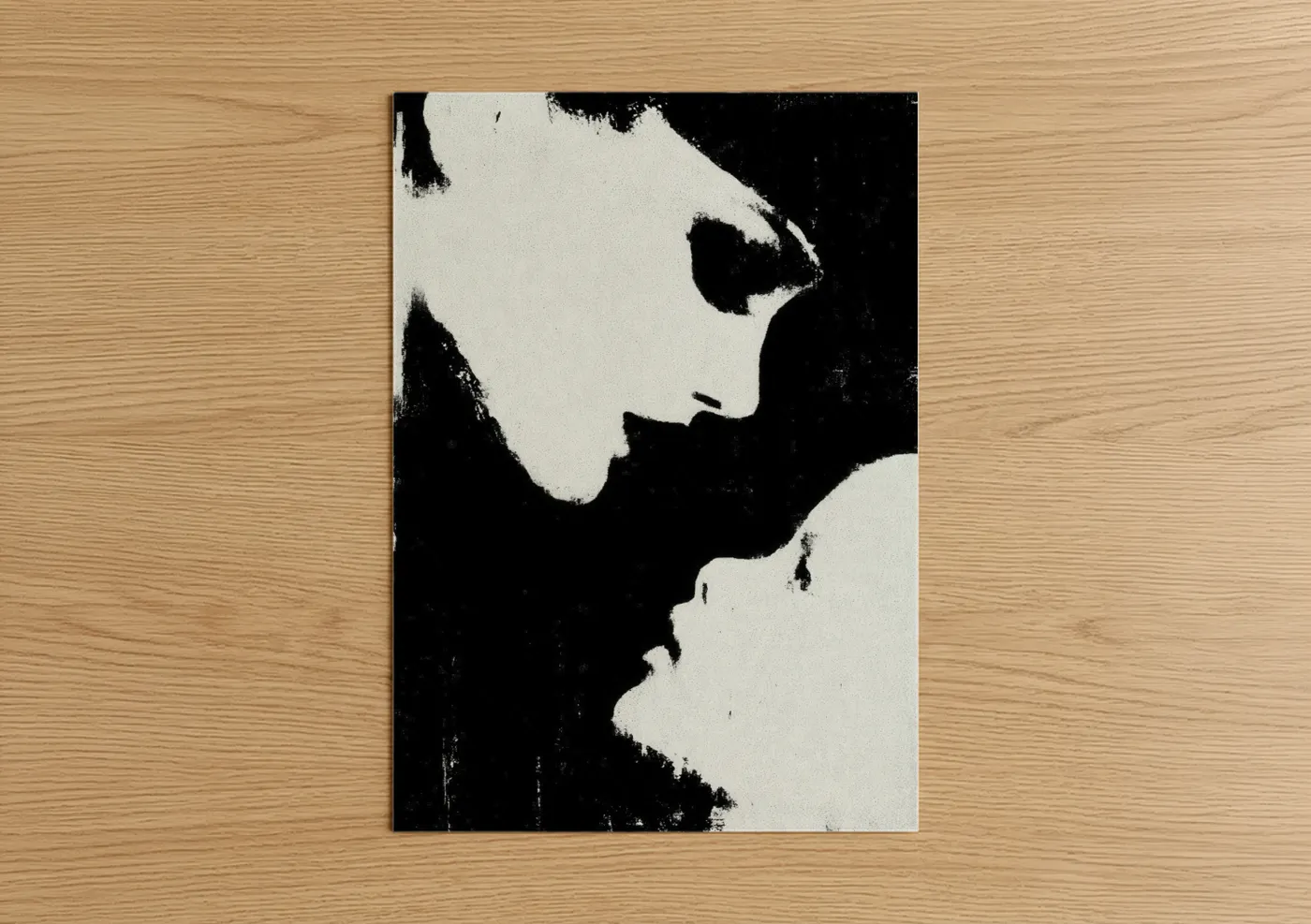 Mother and Child Intimate Portrait Wall Art