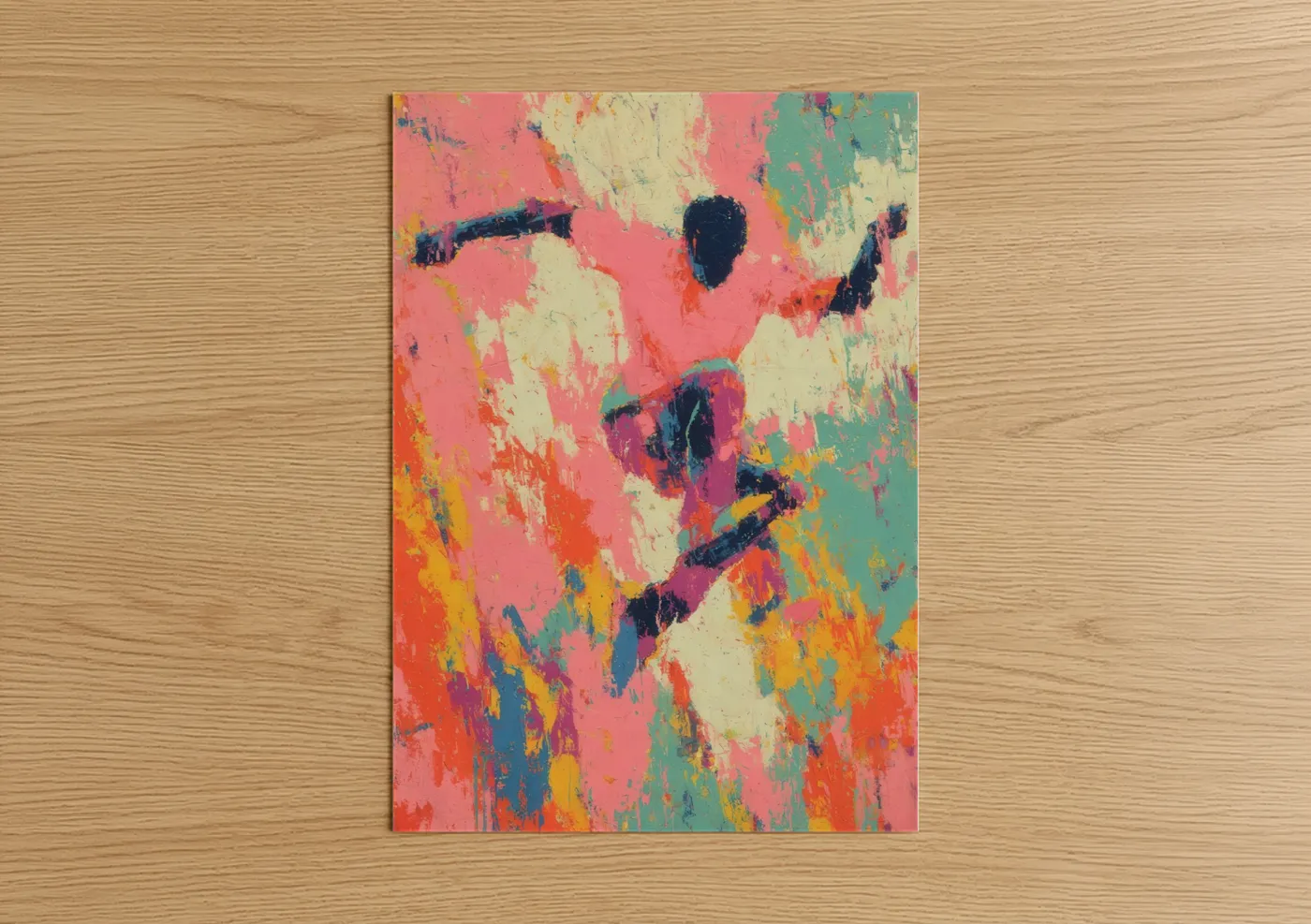 Parkour Urban Motion Abstract Wall Art