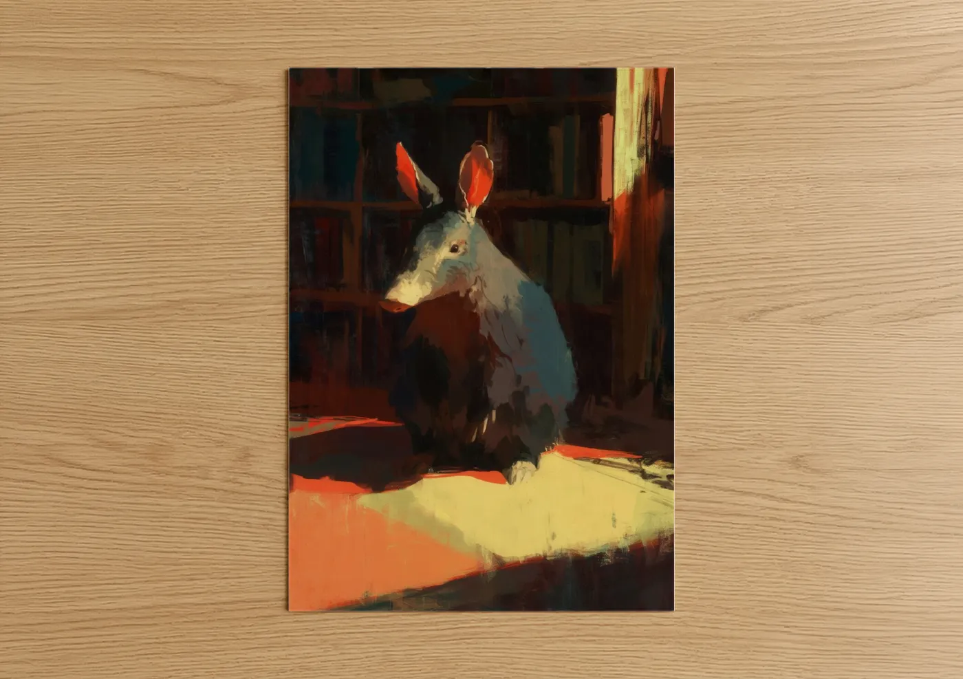 Golden Aardvark Contemporary Wall Art