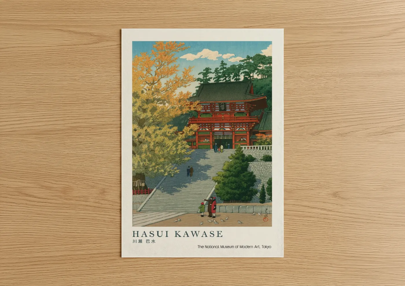 Japanese Temple Architecture Art Print Wall Art
