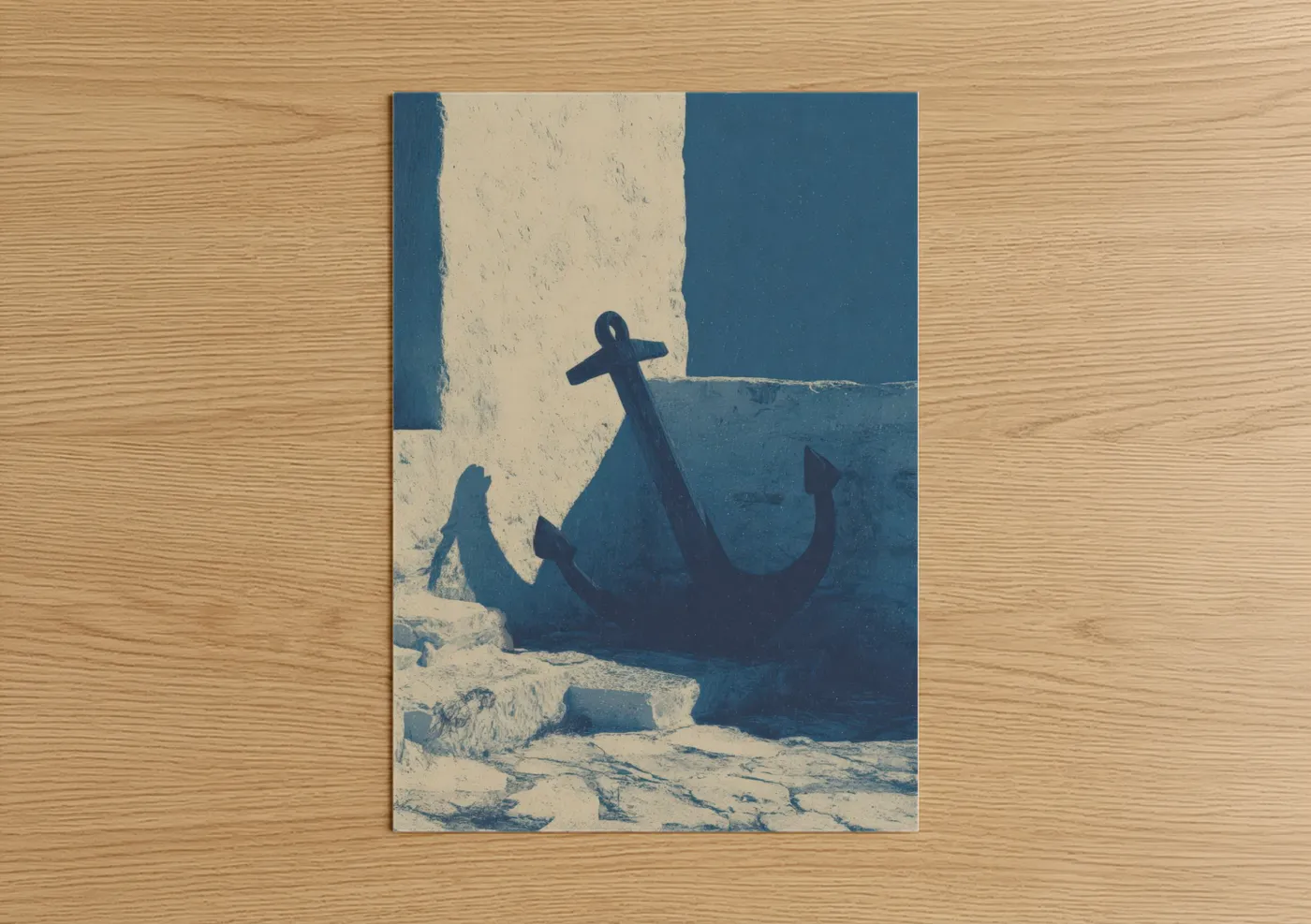 Coastal Anchor Shadow Wall Art
