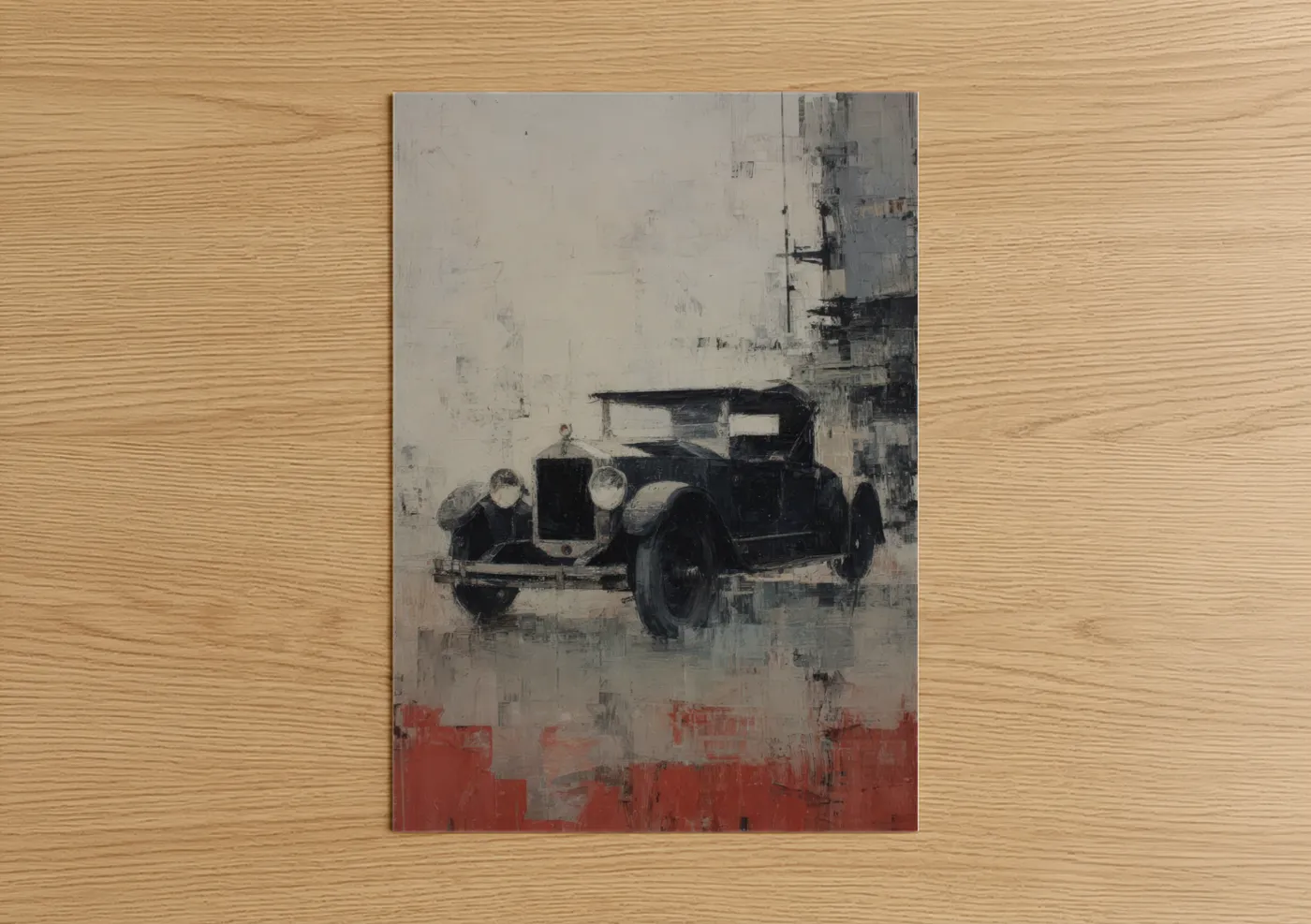 Vintage Roadster Classic Car Wall Art