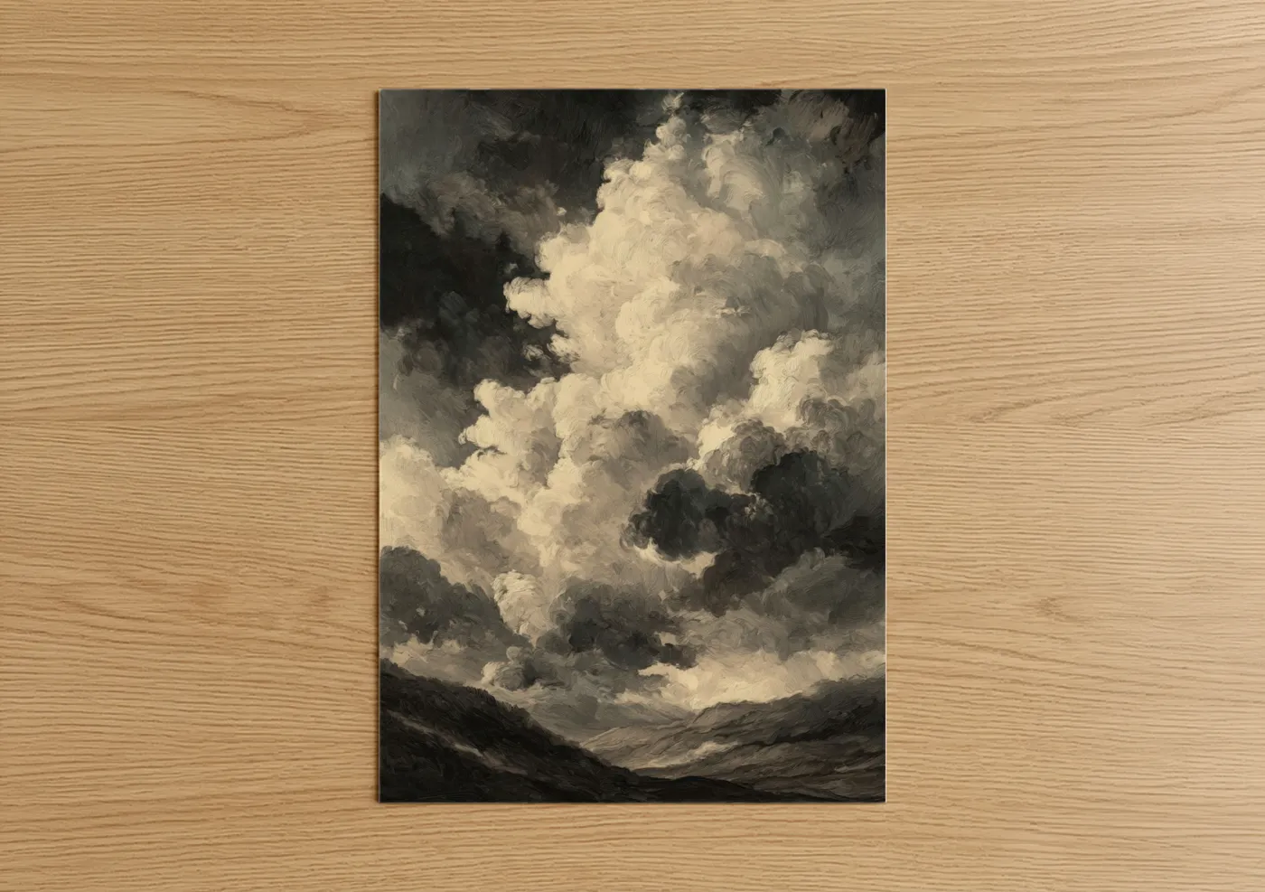 Dramatic Storm Clouds Sky Wall Art