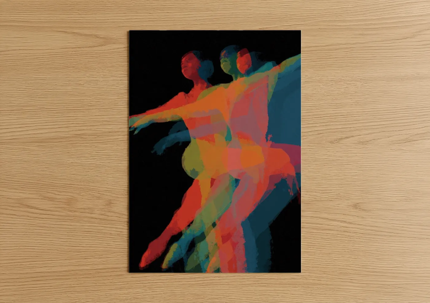 Colorful Zumba Dancers Pop Wall Art