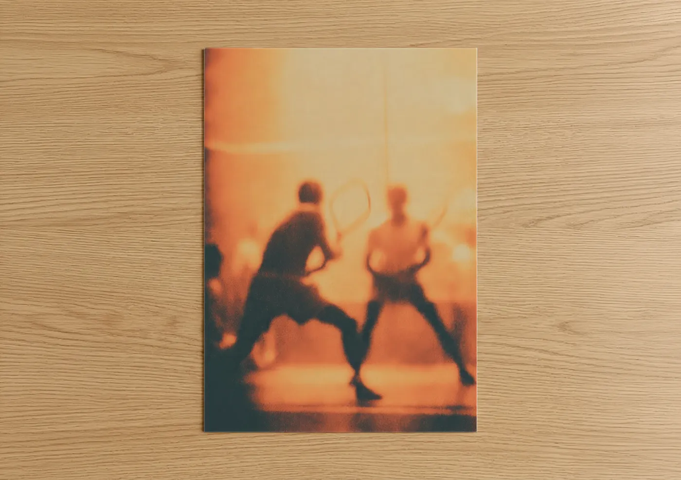 Golden Hour Racquetball Players Action Wall Art