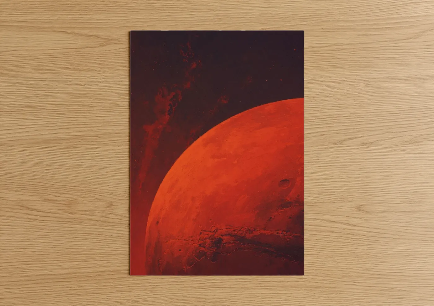 Red Planet Mars Solar System Space Wall Art