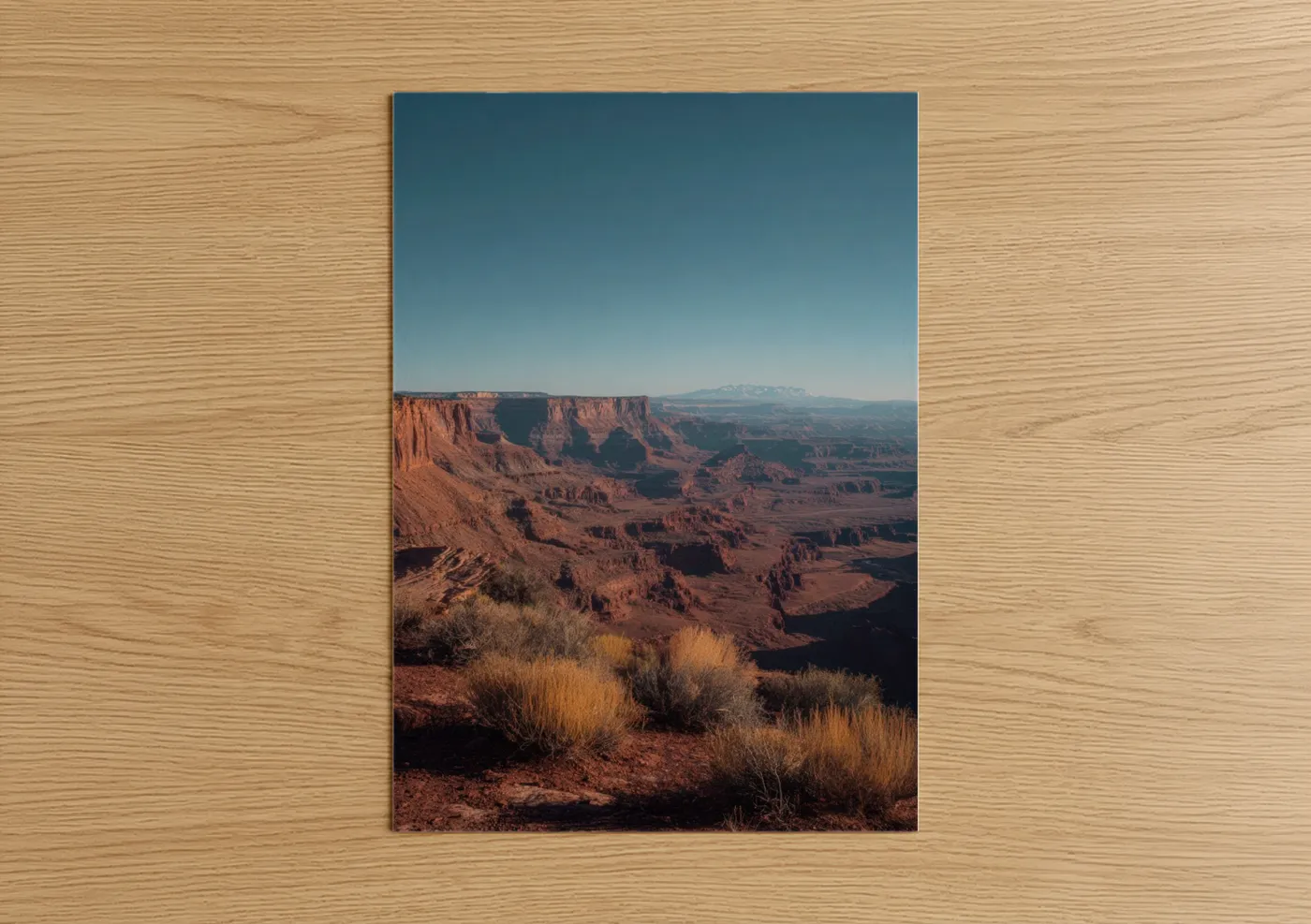 Desert Canyon Vista Landscape Photography Wall Art