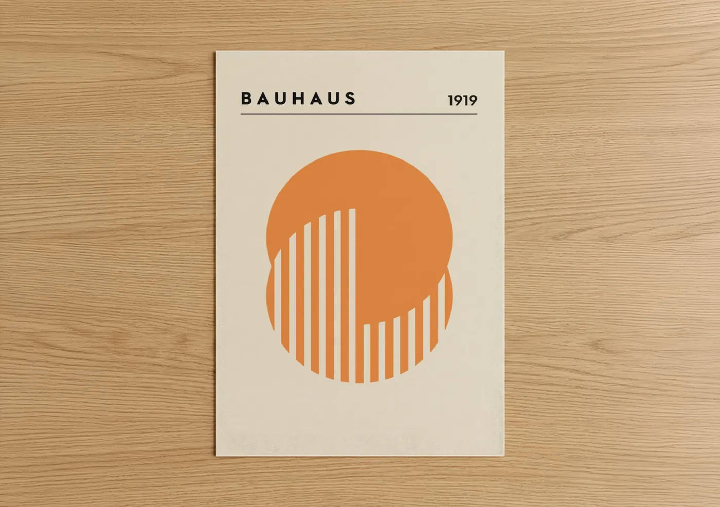 Bauhaus Geometric Abstract 1919 Wall Art