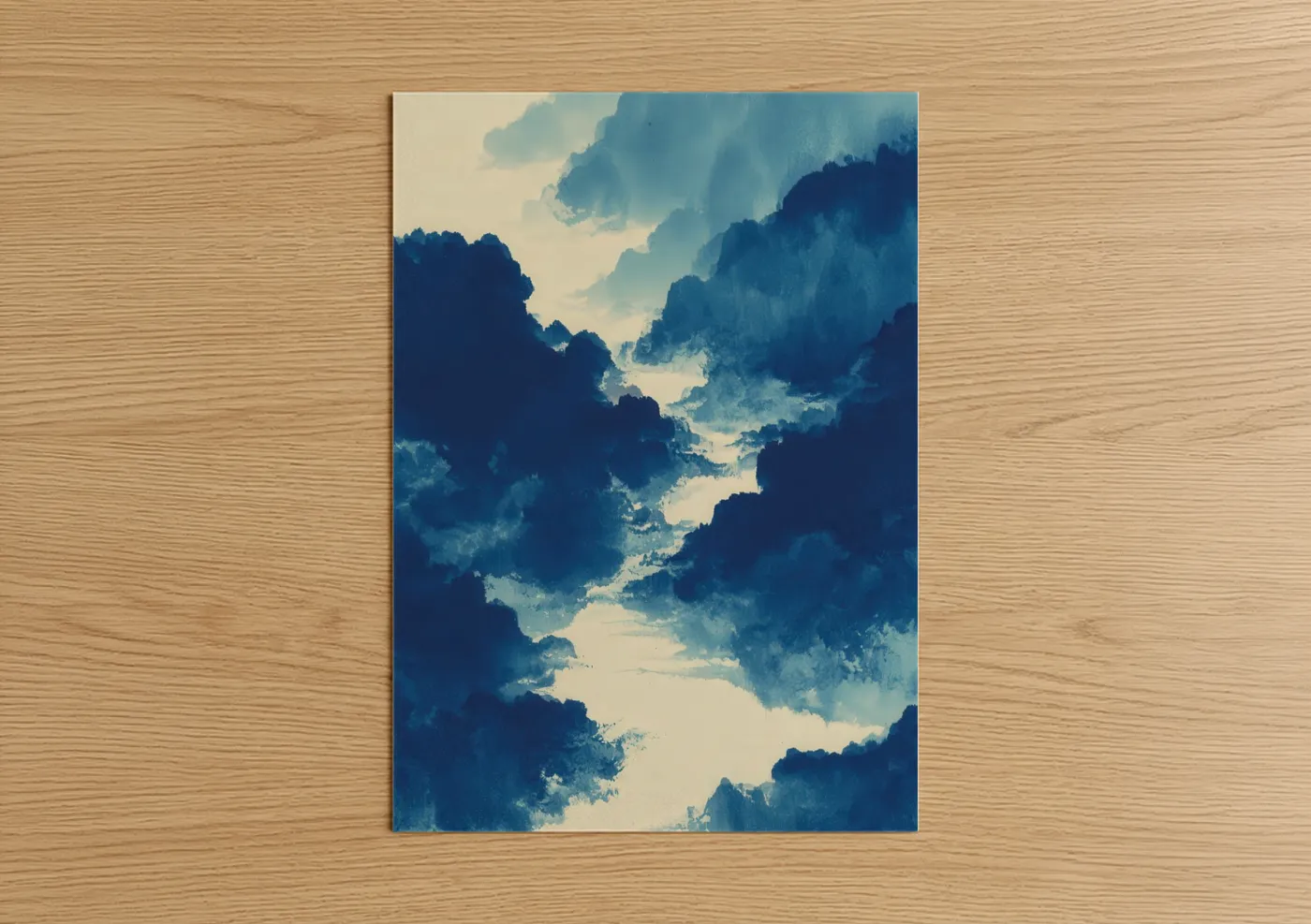 Ethereal Nebula Cloud Formation Wall Art
