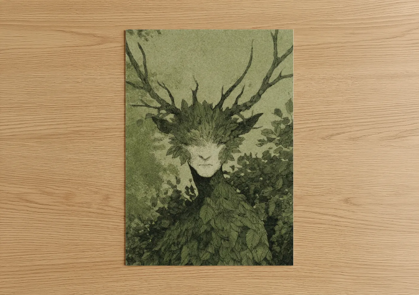 Forest Fairy Spirit Mythical Creature Art Wall Art
