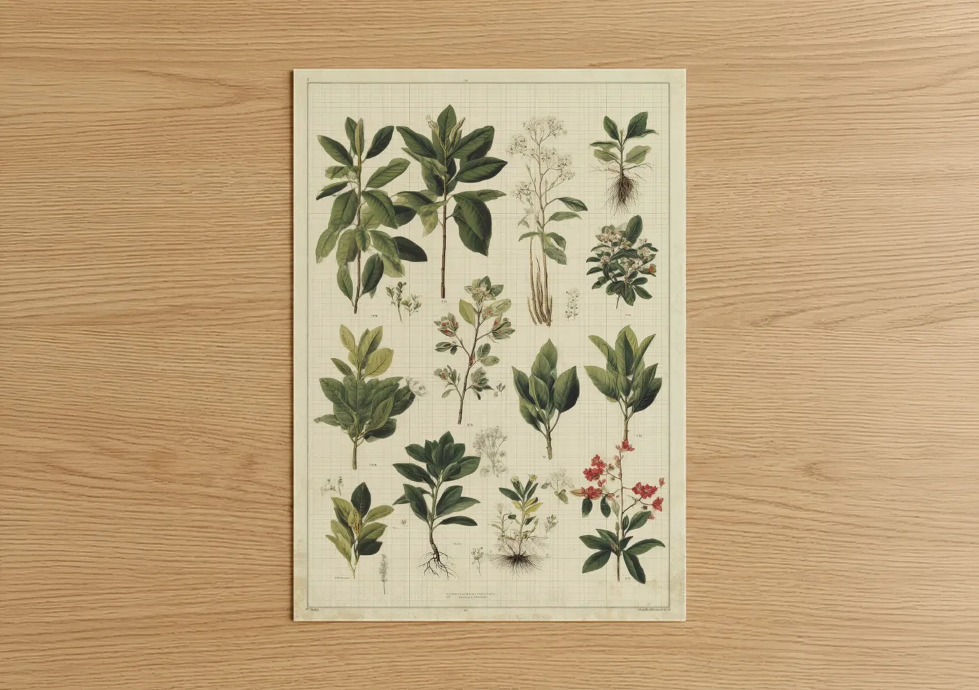 Botanical Mangrove Study Illustration Wall Art
