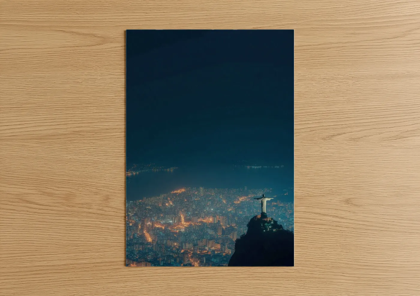 Christ the Redeemer Rio de Janeiro Night Wall Art