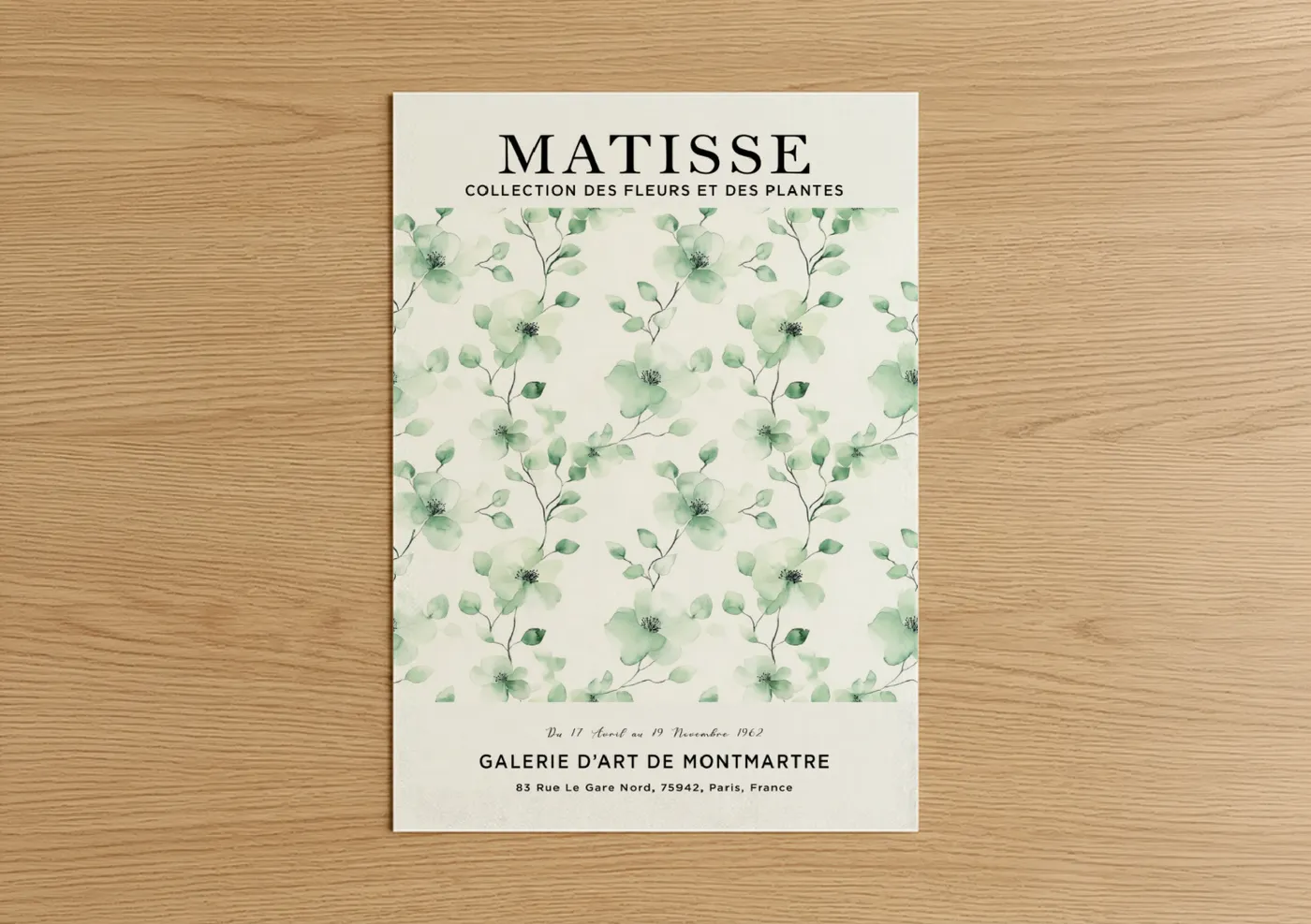 Matisse Botanical Watercolor Floral Wall Art