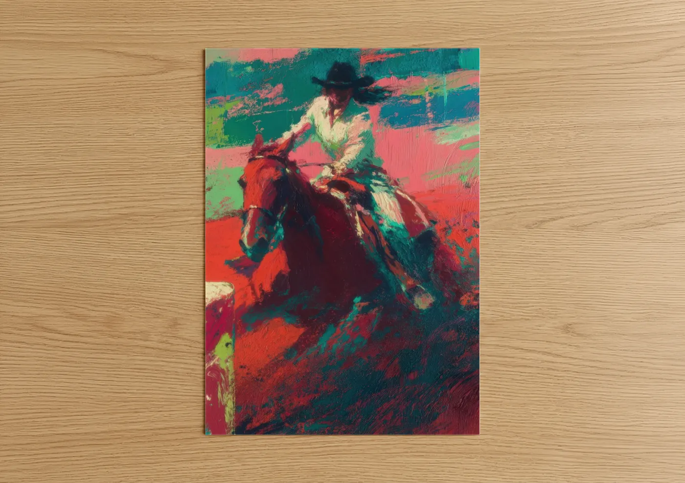 Vibrant Quarter Horse Pop Wall Art