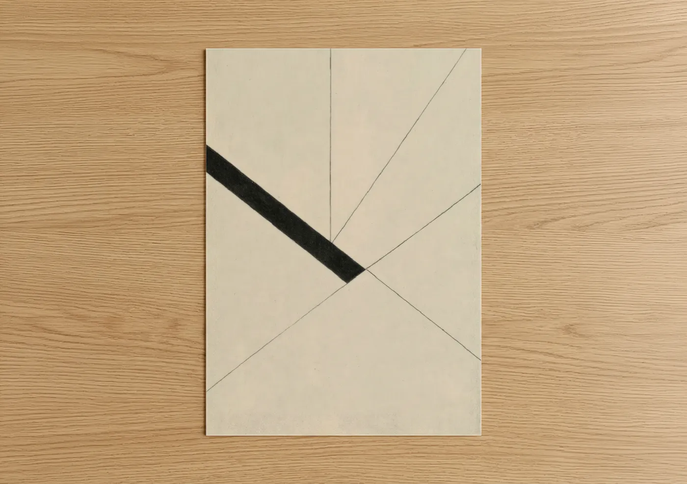 Abstract Geometric Line Minimalist Wall Art