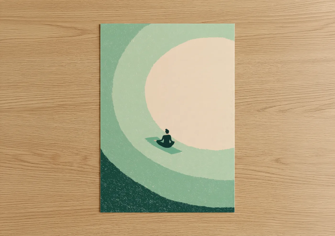 Yoga Meditation Serene Nature Wall Art