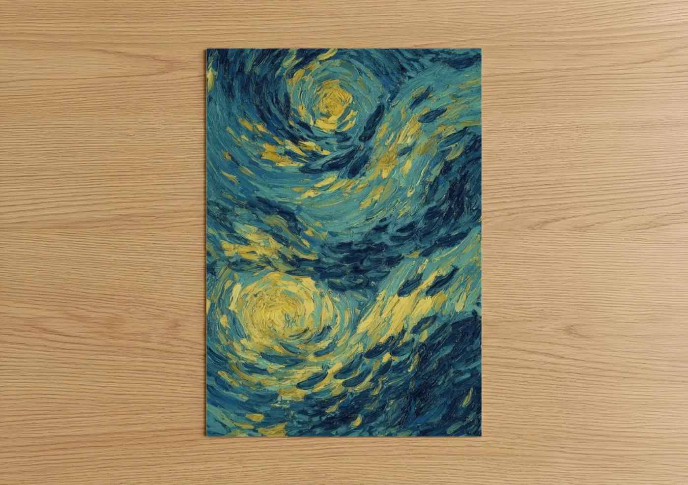 Swirling Bass Abstract Expressionism Wall Art