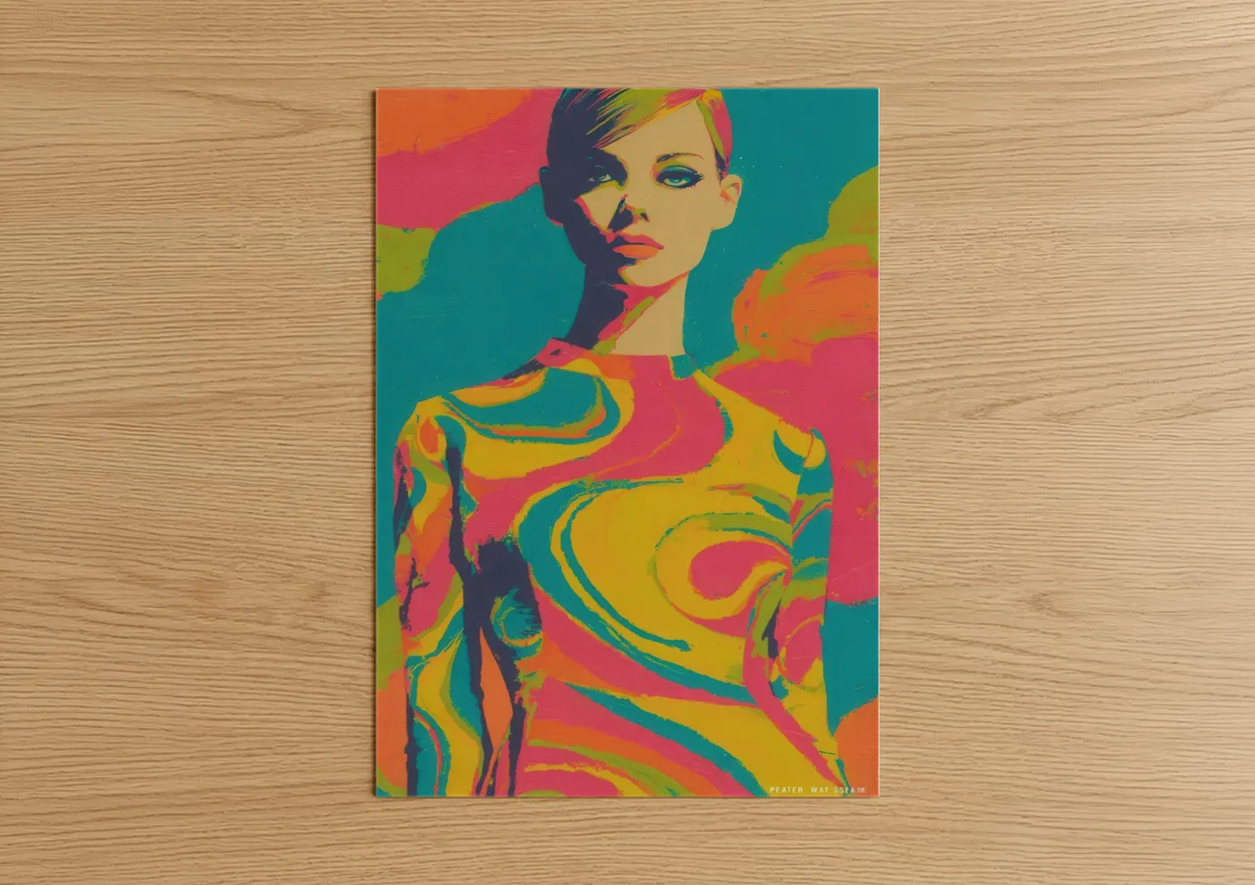 Retro Fashion Portrait Pop Wall Art