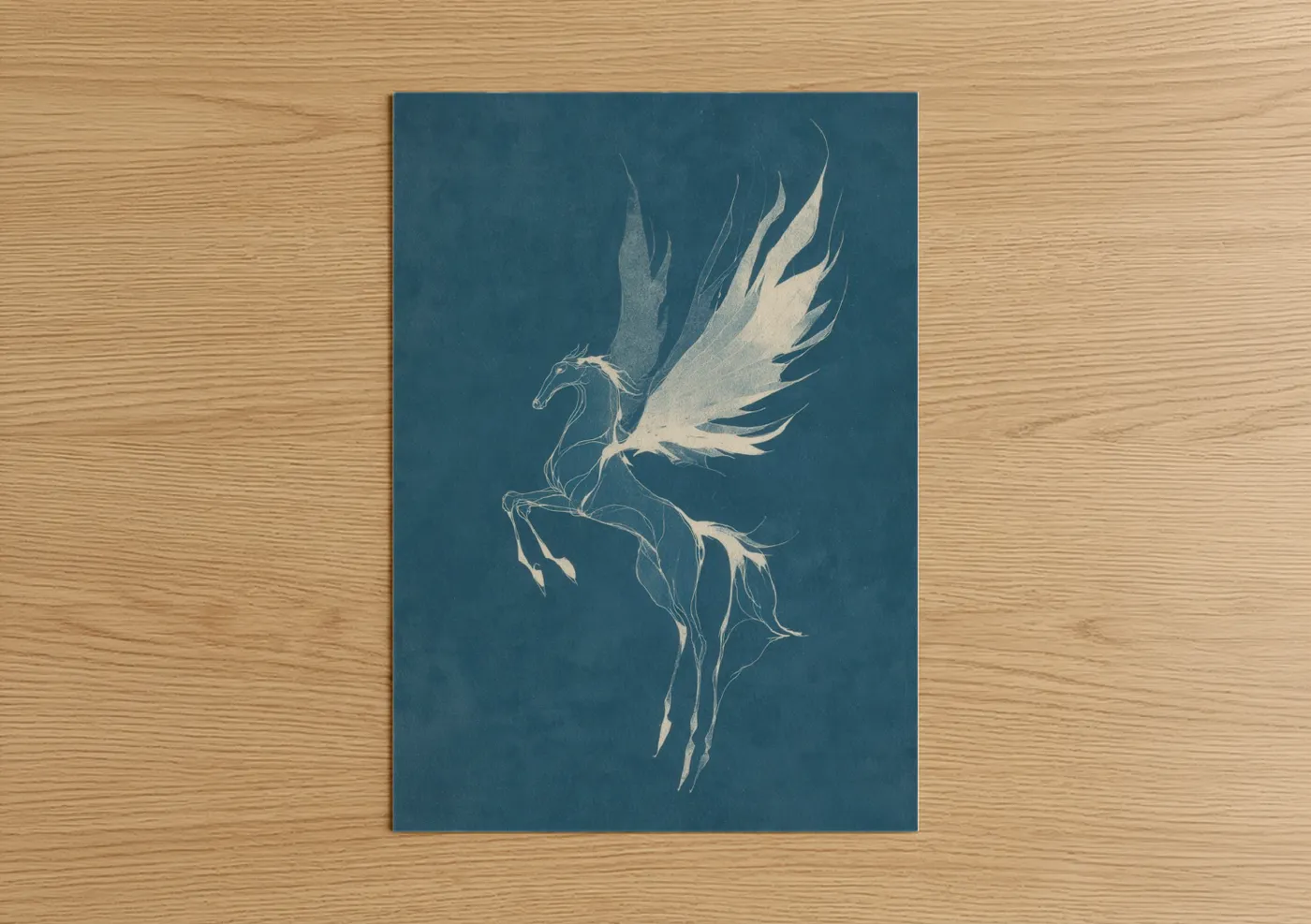 Celestial Pegasus Mythical Horse Wing Wall Art