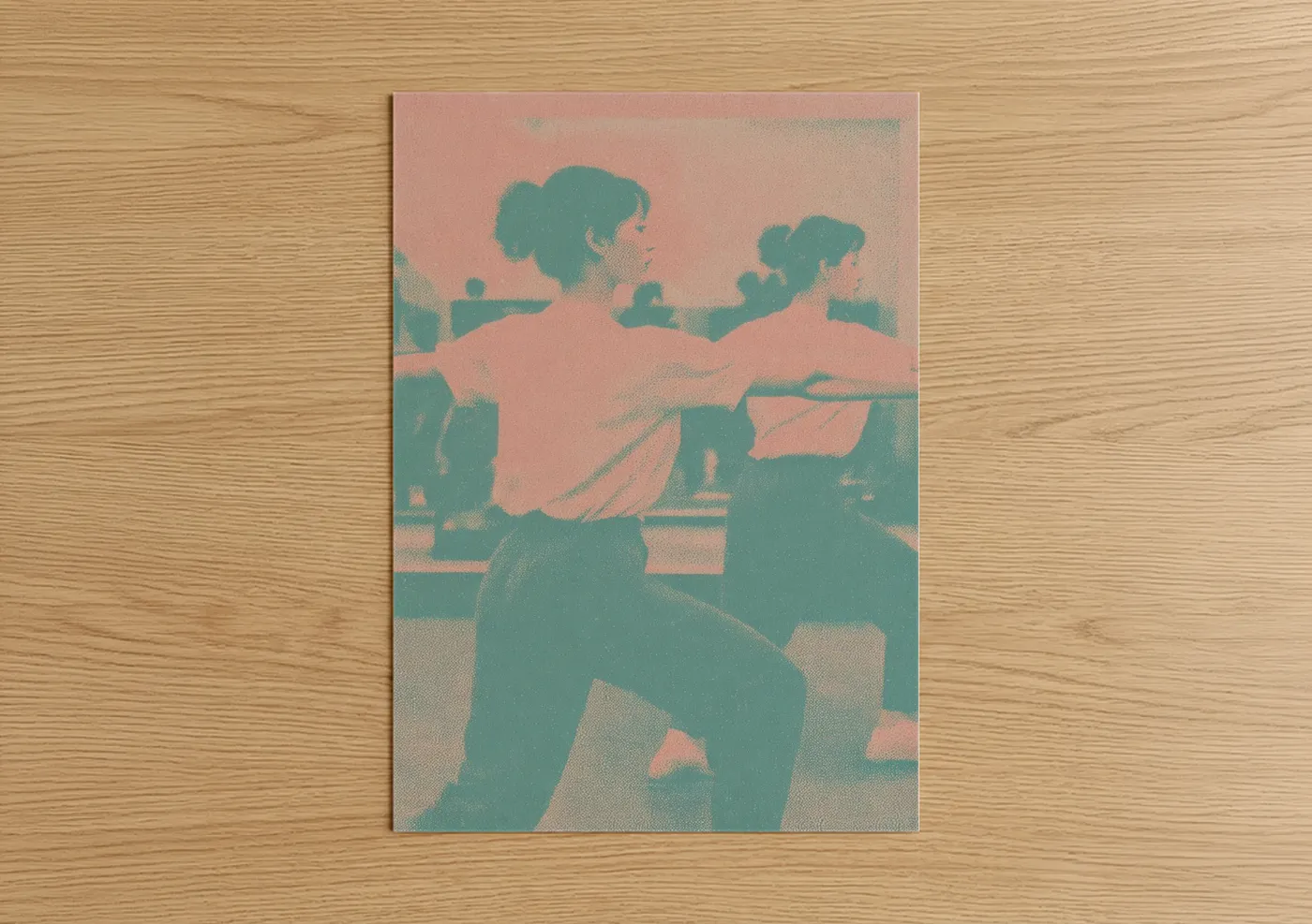 Energetic Zumba Dancers Movement Wall Art