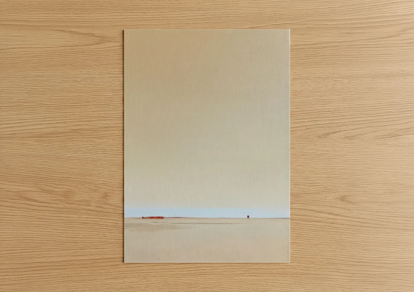 Minimalist Desert Horizon Abstract Wall Art