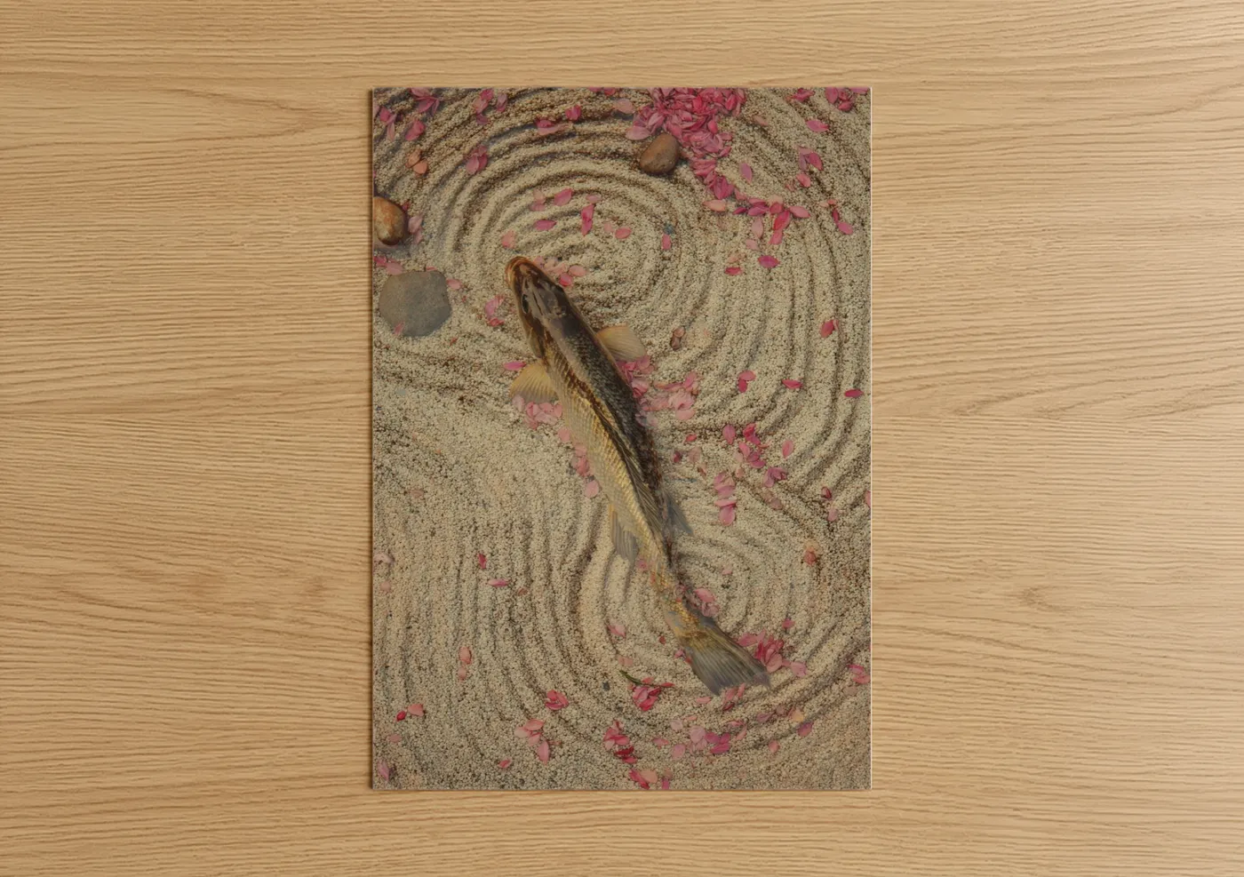 Sand Snook Fish Zen Garden Wall Art