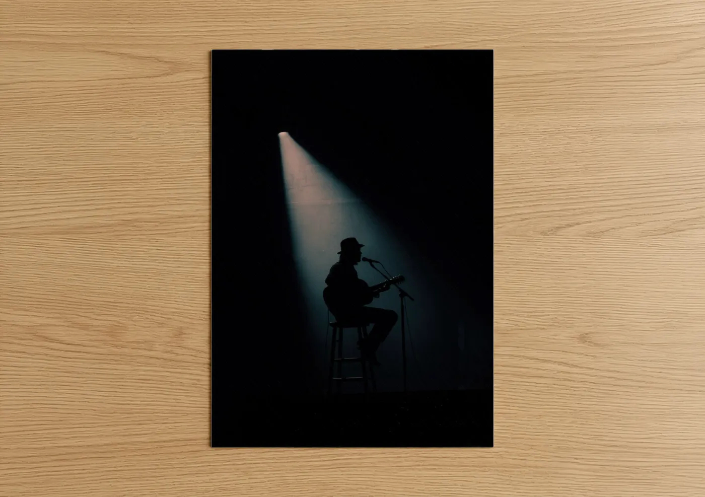 Country Singer Spotlight Performance Wall Art