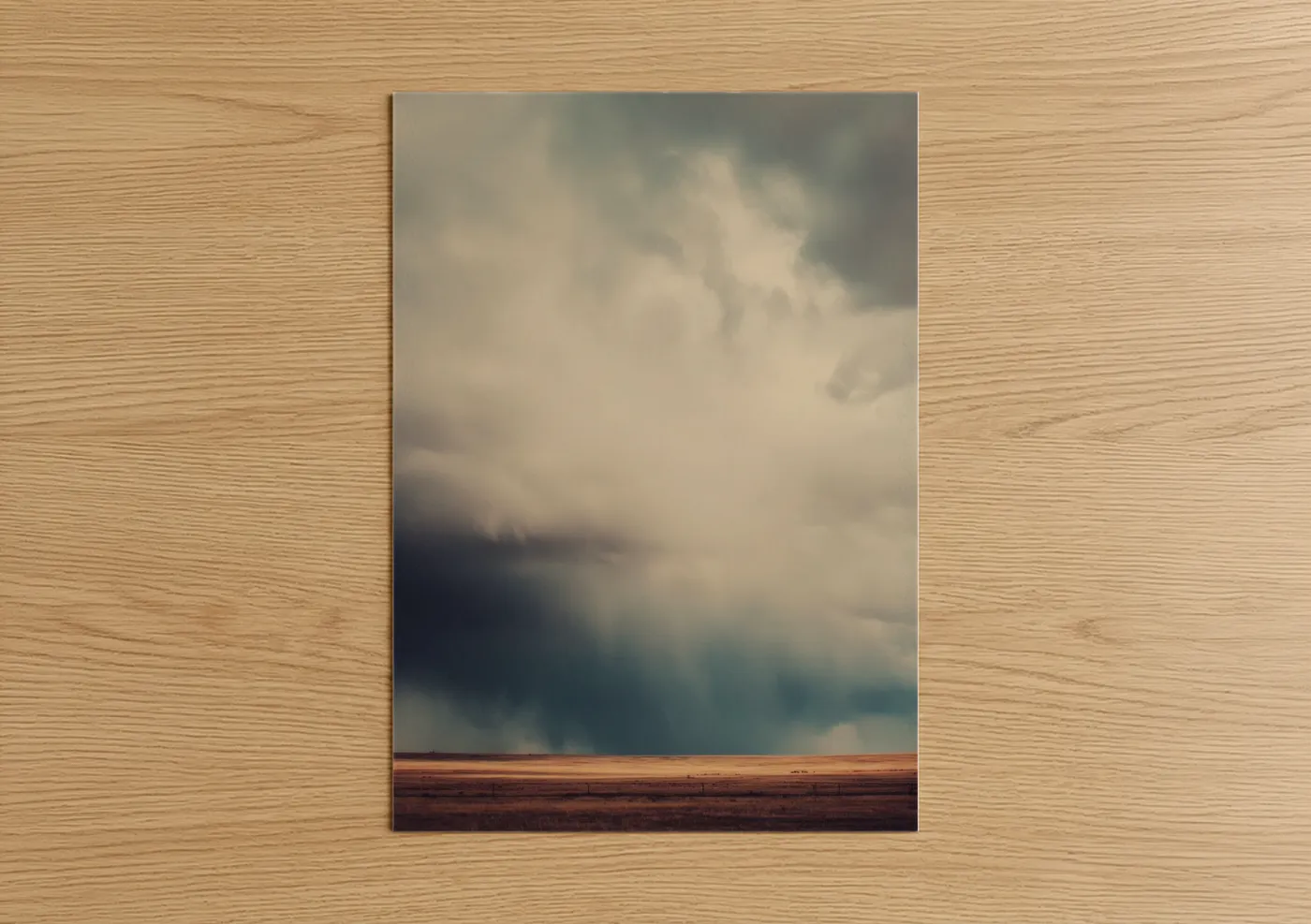 Dramatic Prairie Storm Clouds Sky Wall Art