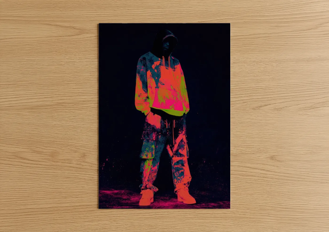 Neon Retro Street Fashion Y2K Style Wall Art