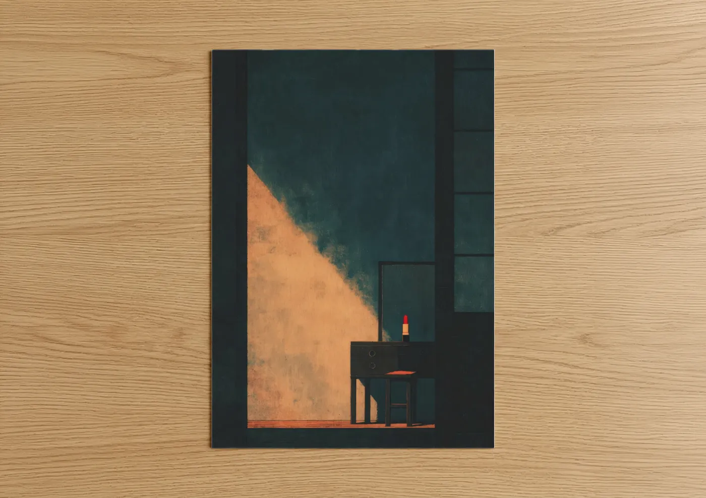 Crimson Cosmetics Minimalist Wall Art