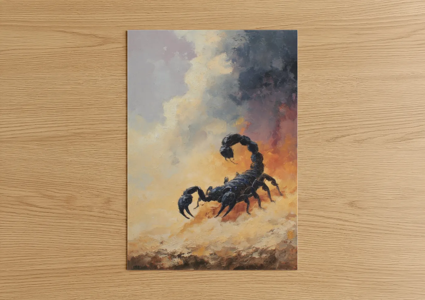 Desert Scorpion Fantasy Fine Wall Art