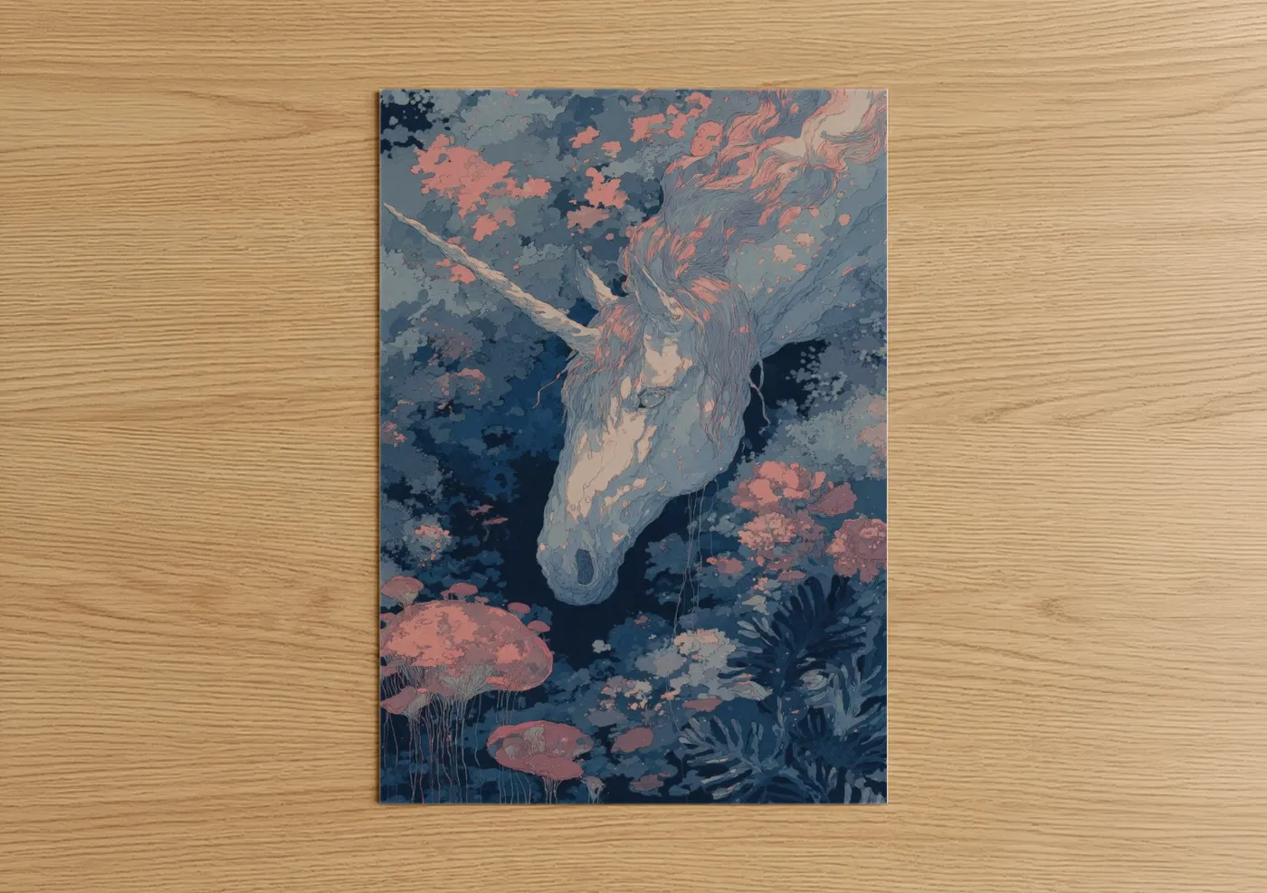 Ethereal Unicorn Dreamy Fantasy Wall Art