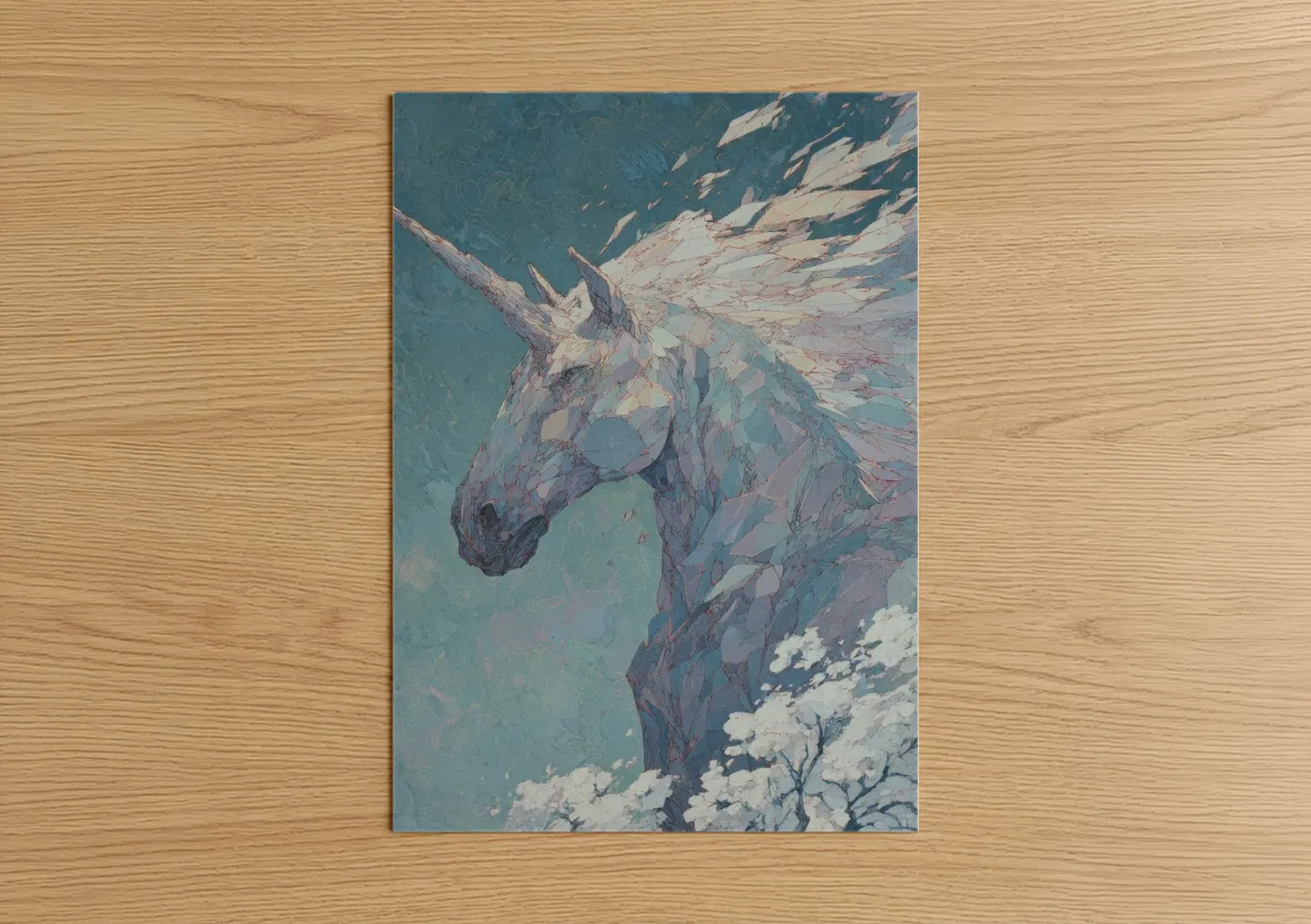 Ethereal Unicorn Impressionist Wall Art