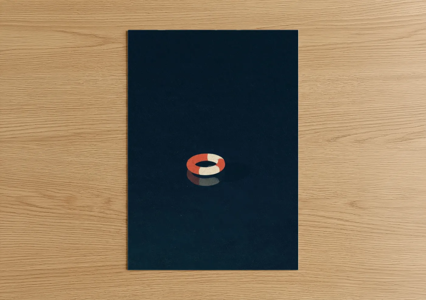Floating Rescue Ring Nautical Wall Art