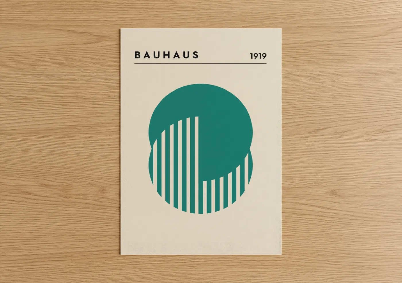 Bauhaus Geometric Abstract 1919 Wall Art