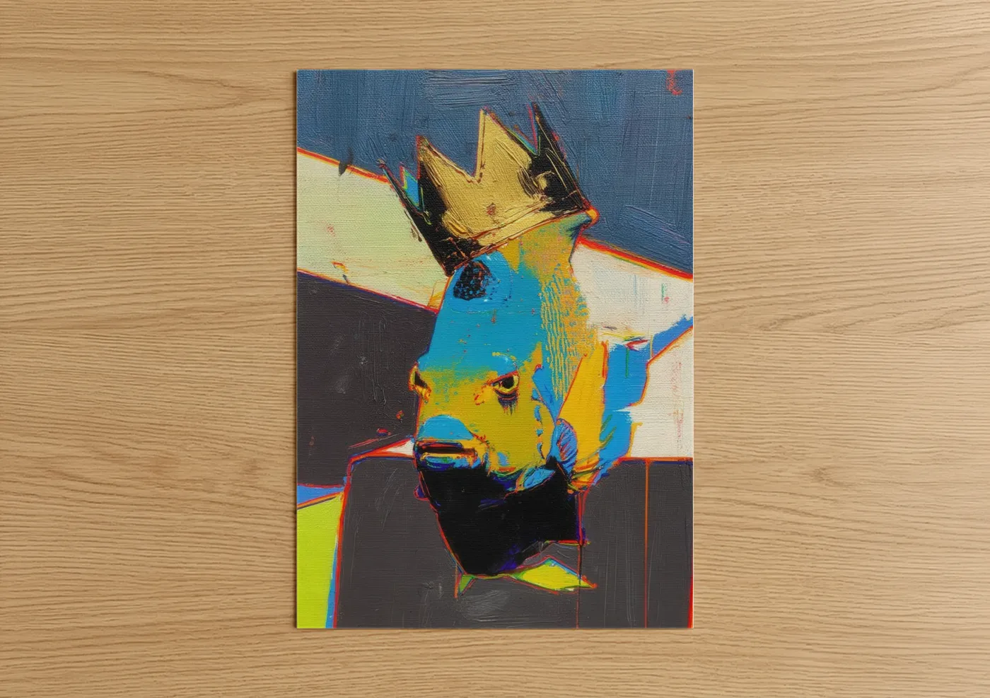 Regal Angel Fish Pop Art Wall Art