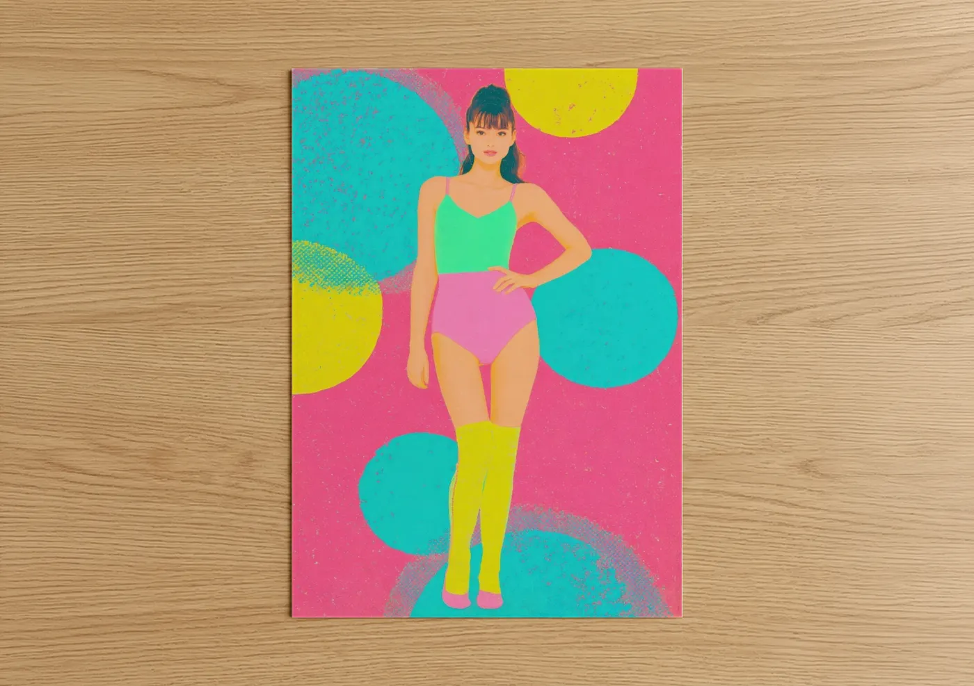 Neon Retro Fashion Y2K Pop Wall Art